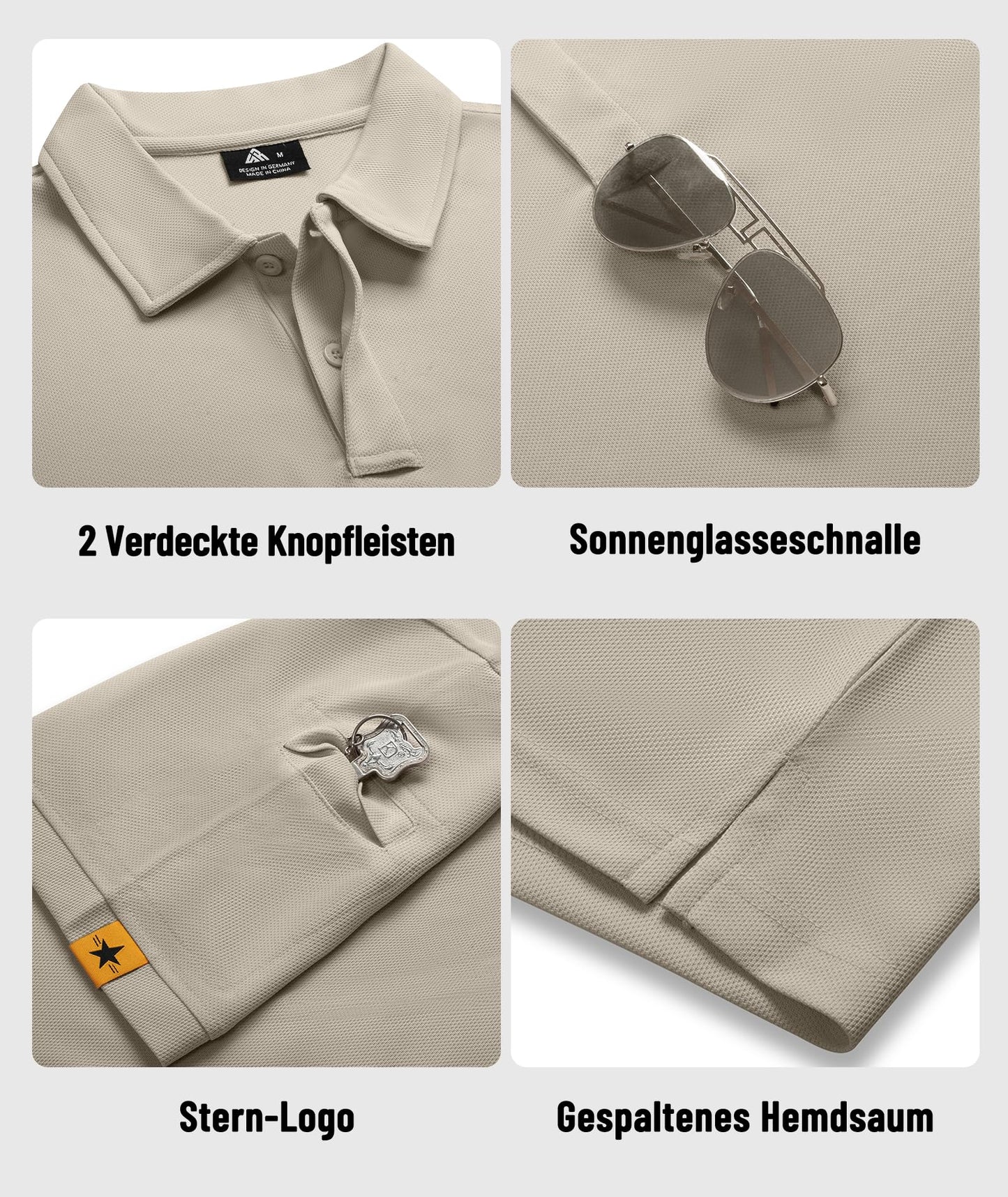 ZITY Pack of 5 Polo Shirts Men's Short Sleeve Quick-Drying Breathable T-Shirt Men Summer Polo Shirt Sports Shirt Regular Fit Golf Polo Shirts for Men