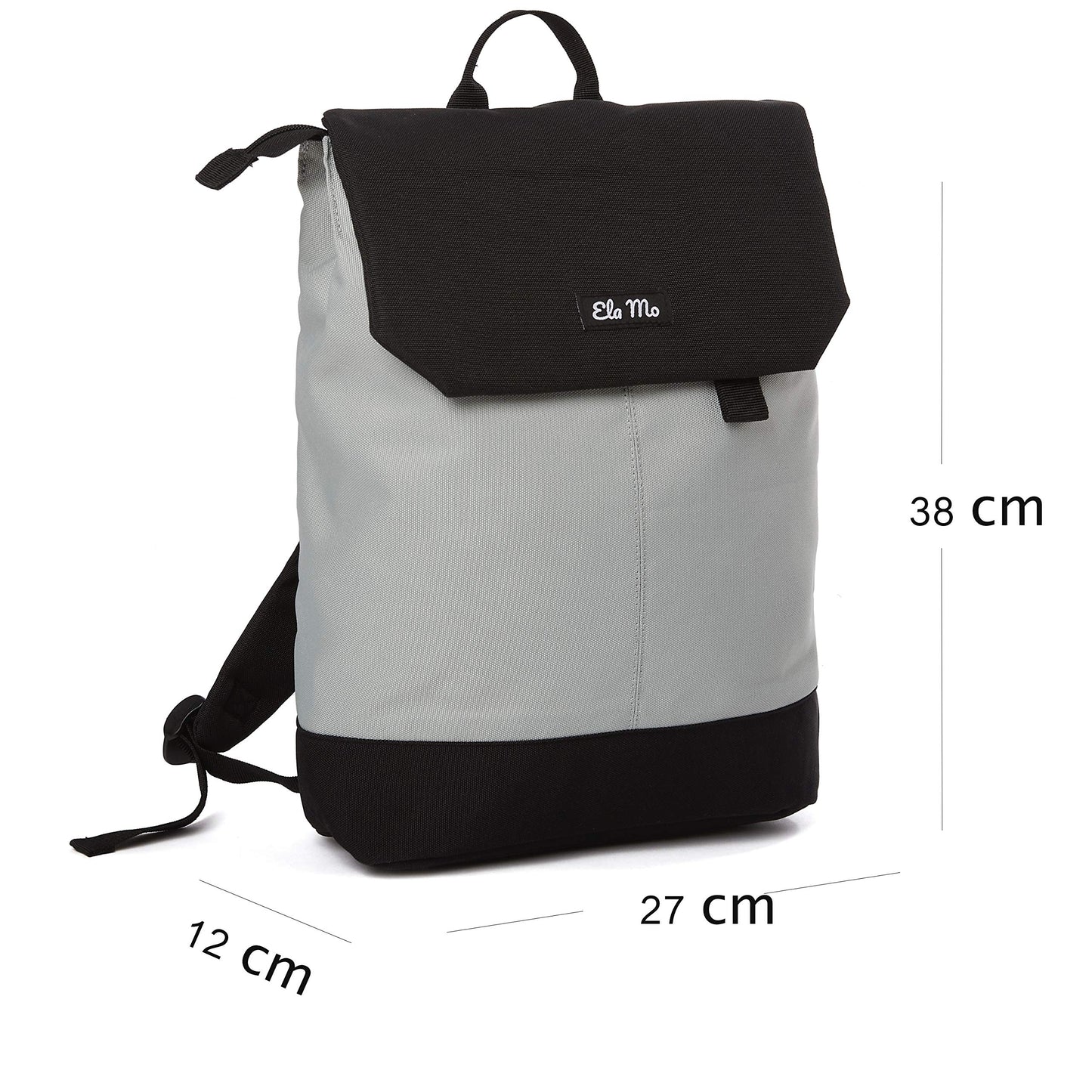 Ela Mo Rucksack Damen - Daypack schön u. durchdacht - Laptop Rucksäcke für Frauen - Anti Diebstahl Tasche für Schule, Uni, Business (Salmon)