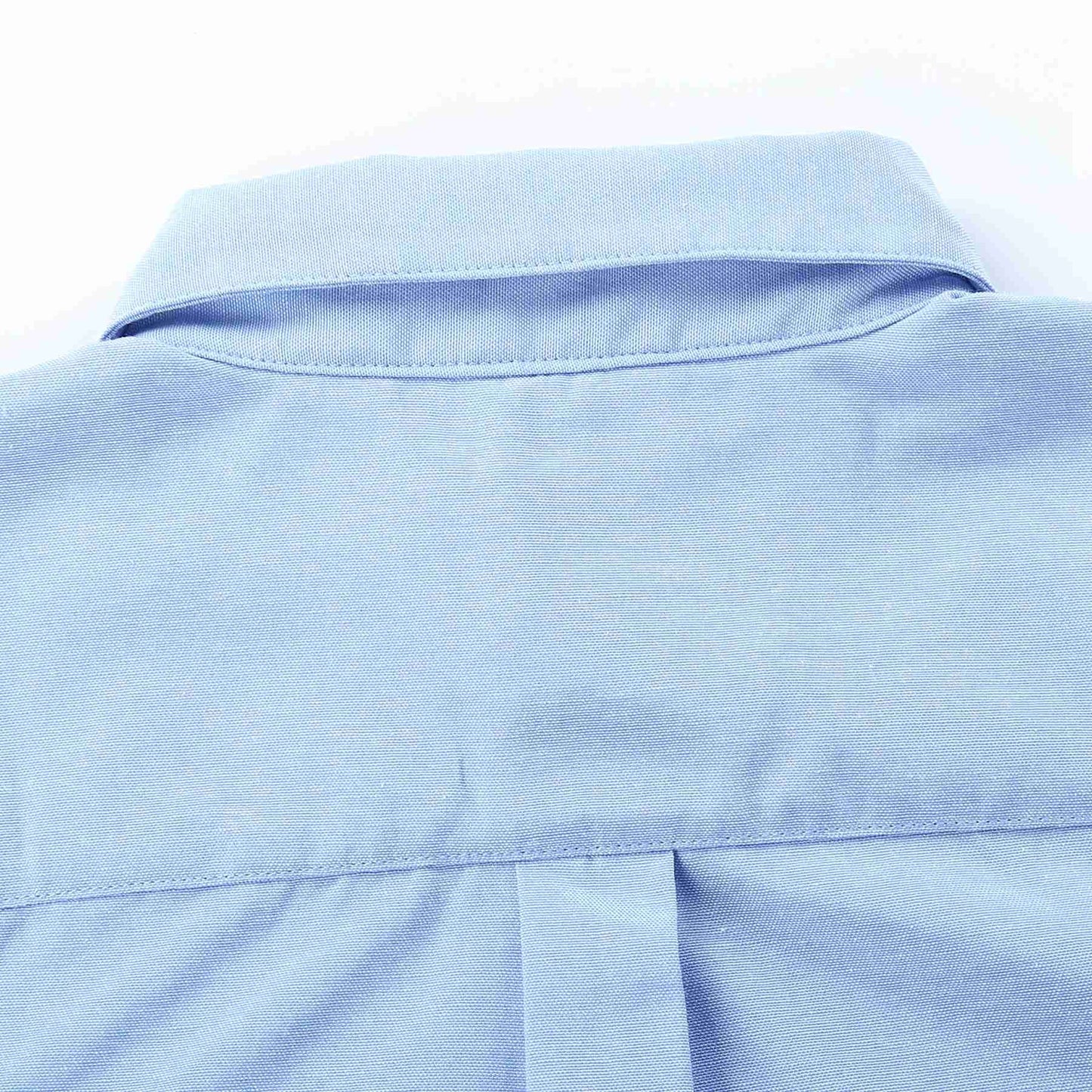 BIENZOE Jungen Schuluniform Lange ?rmel Knopf unten Oxford Hemd