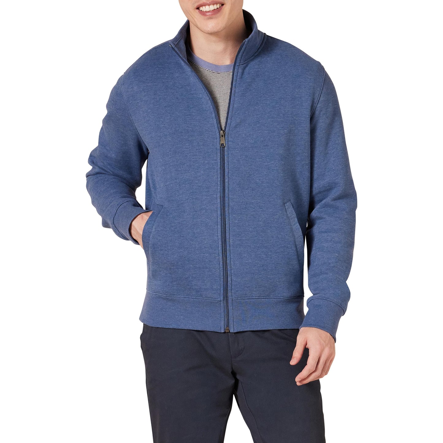 Amazon Essentials Mens Full Zip Fleece Jacket