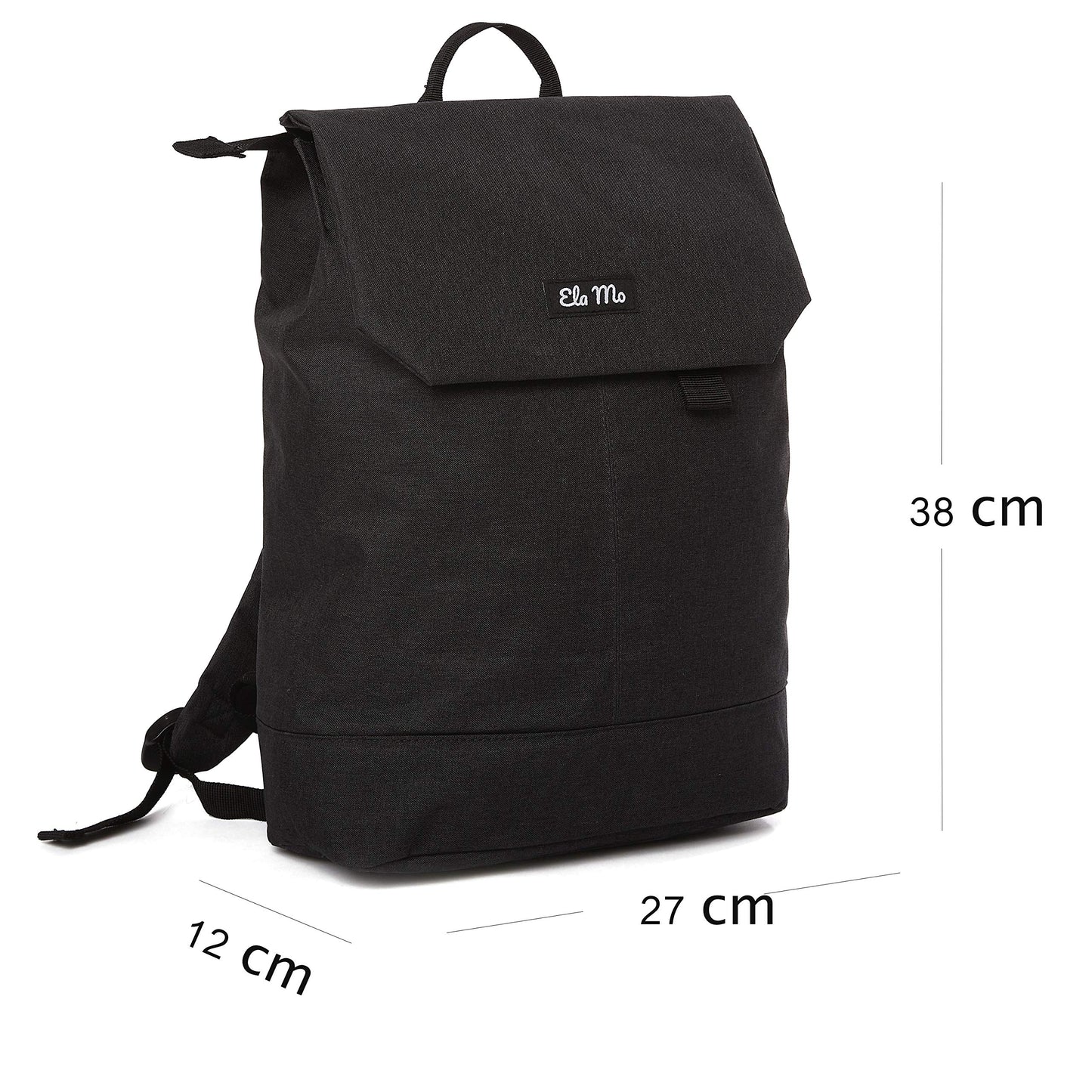 Ela Mo Rucksack Damen - Daypack schön u. durchdacht - Laptop Rucksäcke für Frauen - Anti Diebstahl Tasche für Schule, Uni, Business (Salmon)