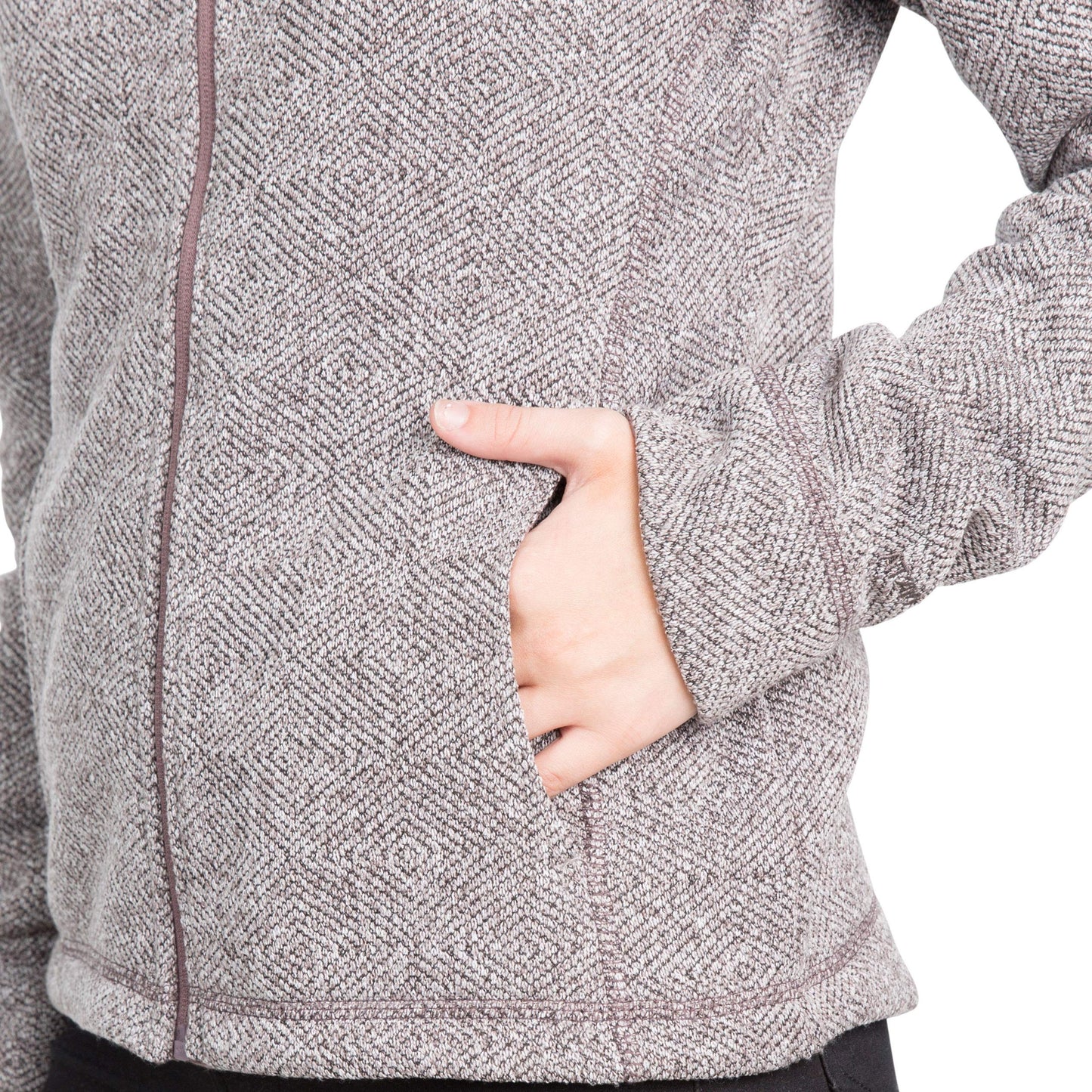 Trespass Women's Reserve Warm Microfleece Jacket with Hood, 260 g/m², Pack of 1