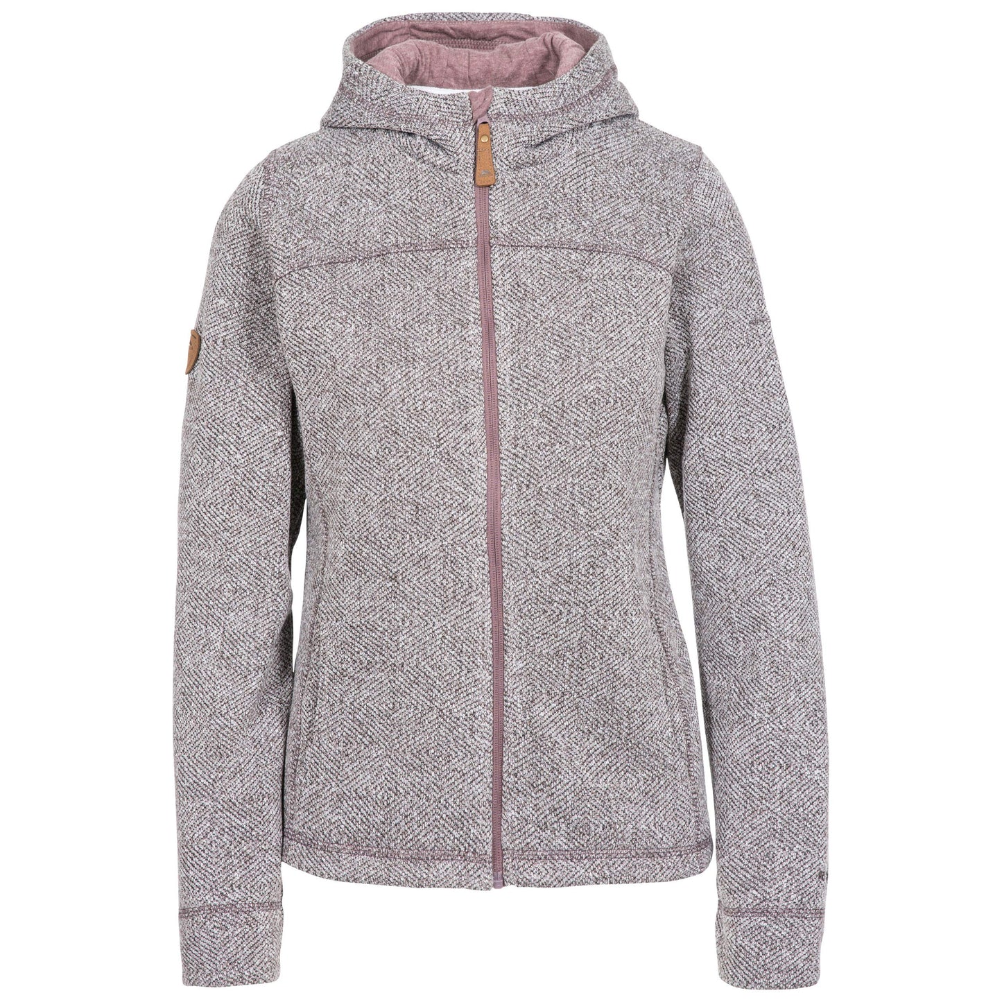 Trespass Women's Reserve Warm Microfleece Jacket with Hood, 260 g/m², Pack of 1