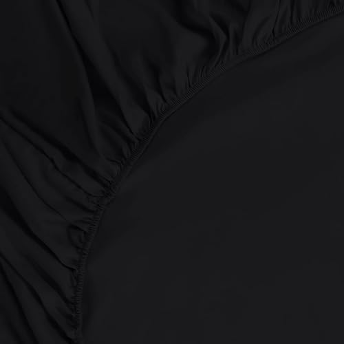 Utopia Bedding - Spannbettlaken 180x200cm - Grau - Gebürstete Polyester-Mikrofaser Spannbetttuch - 35 cm Tiefe Tasche