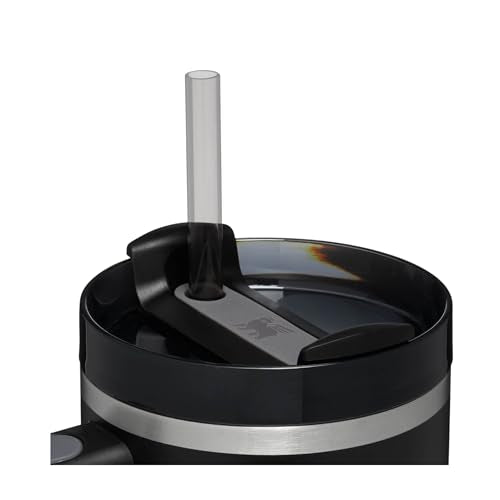 Stanley Quencher H2.0 FlowState Trinkflasche mit Strohhalm 1.18L - Thermobecher Kühlt 11 Stunden - 48 Stunden Eisgekühlt - Spülmaschinenfest - Thermosflasche BPA Frei - Kaffeebecher To Go - Cream