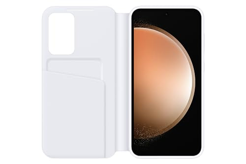 Samsung Galaxy S23 FE S-View Wallet Phone Case, Protective Case with Card Holder Slot, Finger Tap Display Window, US Version, EF-ZS711CBEGUS, Black