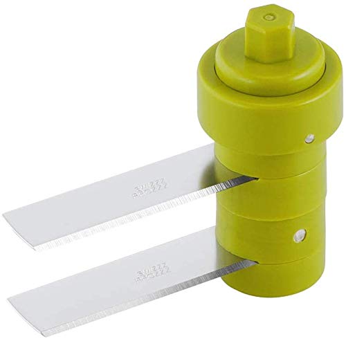 Tefal K13204 Ingenio 5-Sekunden-Zerkleinerer ohne Strom | Fassungsvermögen: 900ml | Multizerkleinerer | Universalzerkleinerer für Gemüse, Obst, Nüsse, Knoblauch, Babynahrung | Schwarz/Grün/Transparent