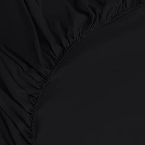 Utopia Bedding - Spannbettlaken 180x200cm - Grau - Gebürstete Polyester-Mikrofaser Spannbetttuch - 35 cm Tiefe Tasche