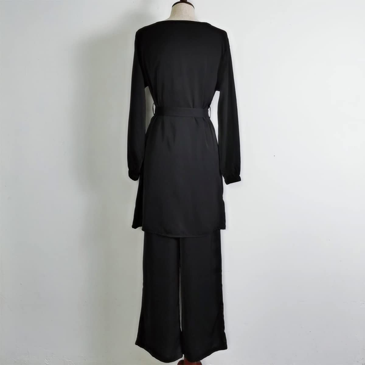 Gebetskleidung Muslim Damen Langarm Top + Lang Hose 2 Teiler Ramadan Outfit
