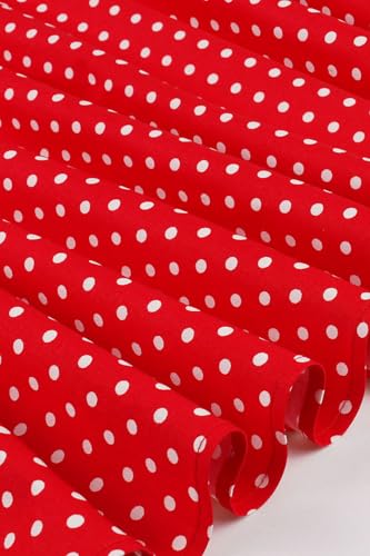 AXOE Damen Rockabilly Kleid 50er Jahre Vintage Festlich Elegant