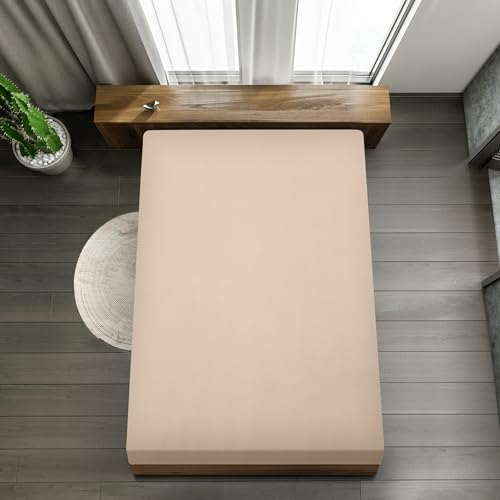 Utopia Bedding - Spannbettlaken 180x200cm - Grau - Gebürstete Polyester-Mikrofaser Spannbetttuch - 35 cm Tiefe Tasche