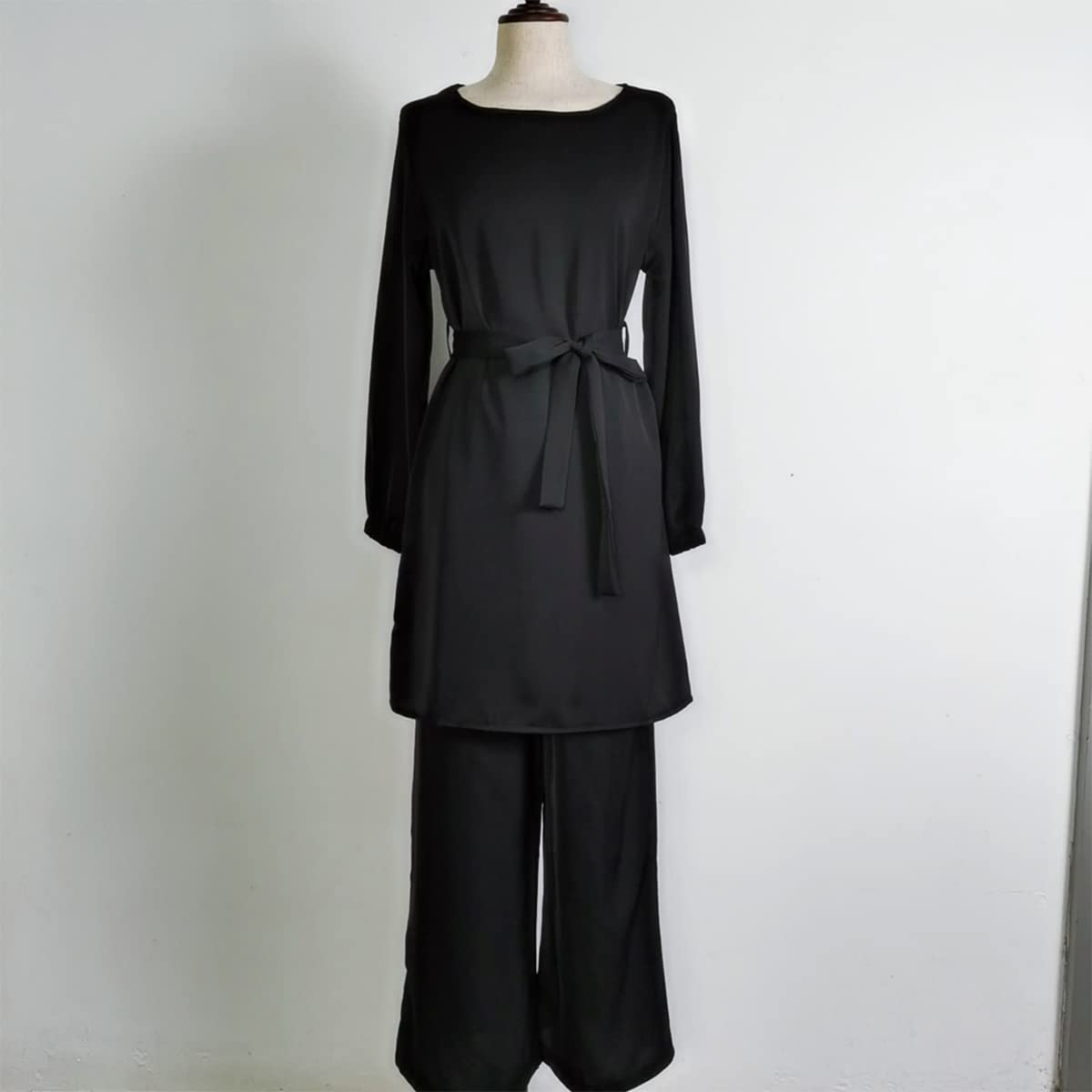 Gebetskleidung Muslim Damen Langarm Top + Lang Hose 2 Teiler Ramadan Outfit