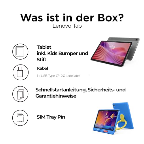 Lenovo Tab M11 Tablet | 11 Inch WUXGA Touch Display | MediaTek Helio G88 | 4GB RAM | 128GB eMMC 5.1 | Android 14 | Green | Includes Lenovo Tab Pen