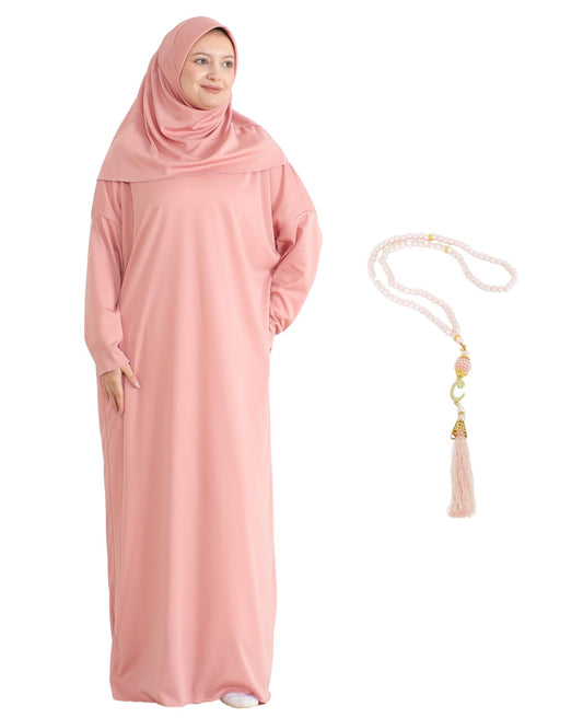 Modish Group Damen Gebetskleidung Mit Hijab Rosenkranz, Muslim Kleidung Für Frauen, Türkisch Muslimische Lang Kleider Set, Abaya Jilbab, Islamische Burka, Ramadan