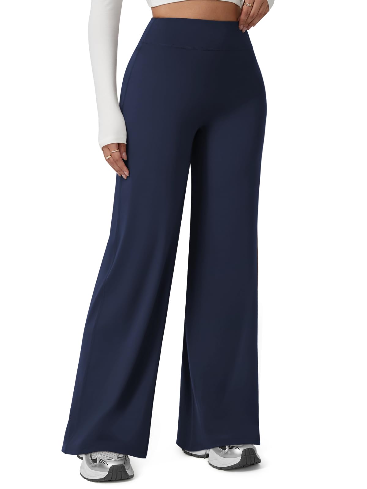 Sporthose Damen Lang Nahtlose Yogahose Damen Lang Stretch Gym Hose Hohe Taille Yoga Kleidung für Yoga Workout Fitness