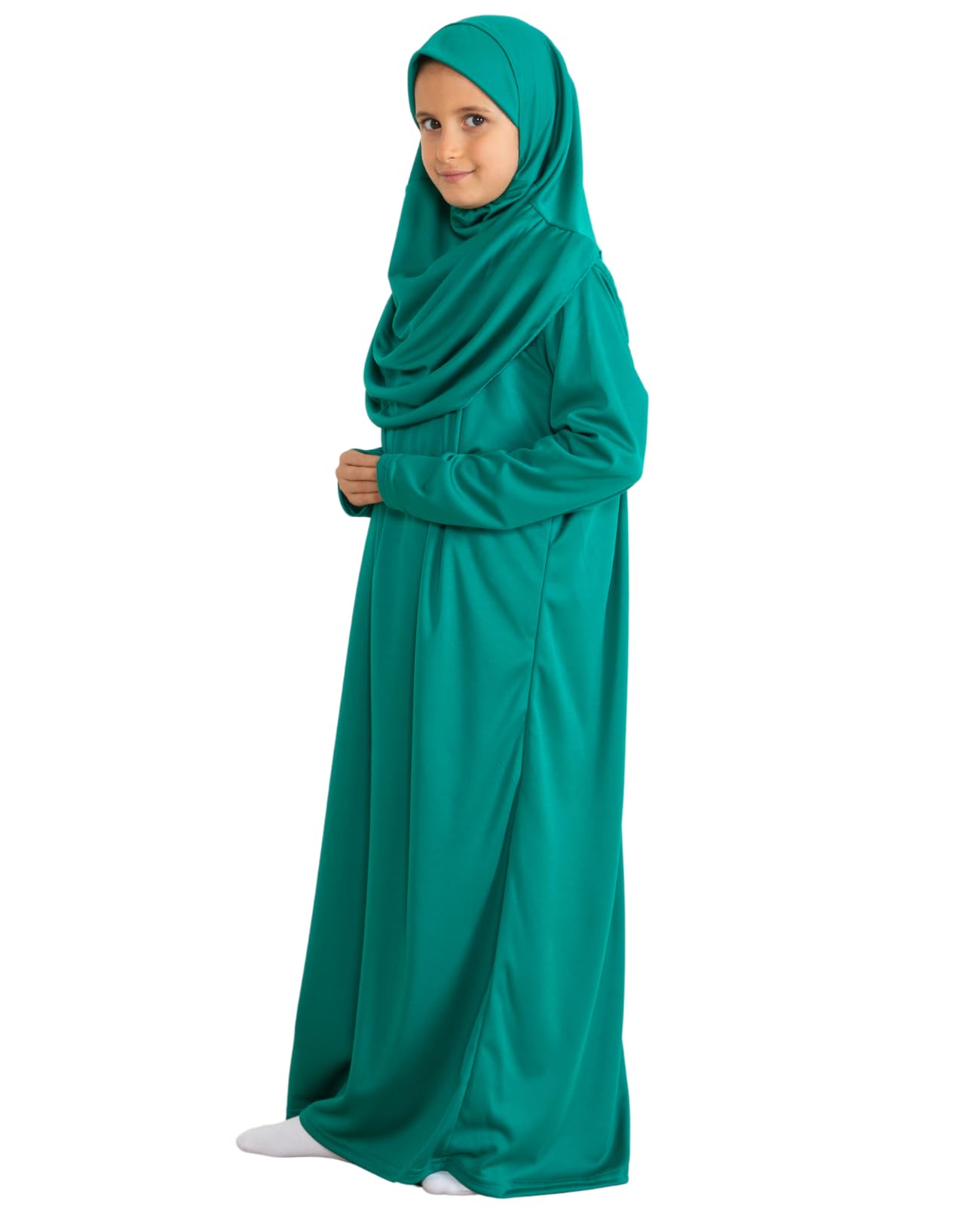 Prien Gebetskleidung Für Kinder, Mädchen Muslim Kleider, Lange Ärmel Abaya Mit Hijab, Islam Kleidung Frauen, Damen Muslimische Kleid Set, Gebetskleid Jilbab Khimar Ramadan