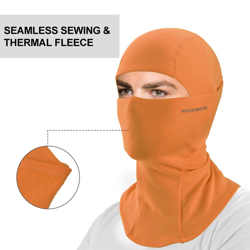 ROCKBROS Sturmhaube Balaclava Skimaske Winddicht Warm für Fahrrad Ski Motorrad Winter Unisex Einheitsgröße
