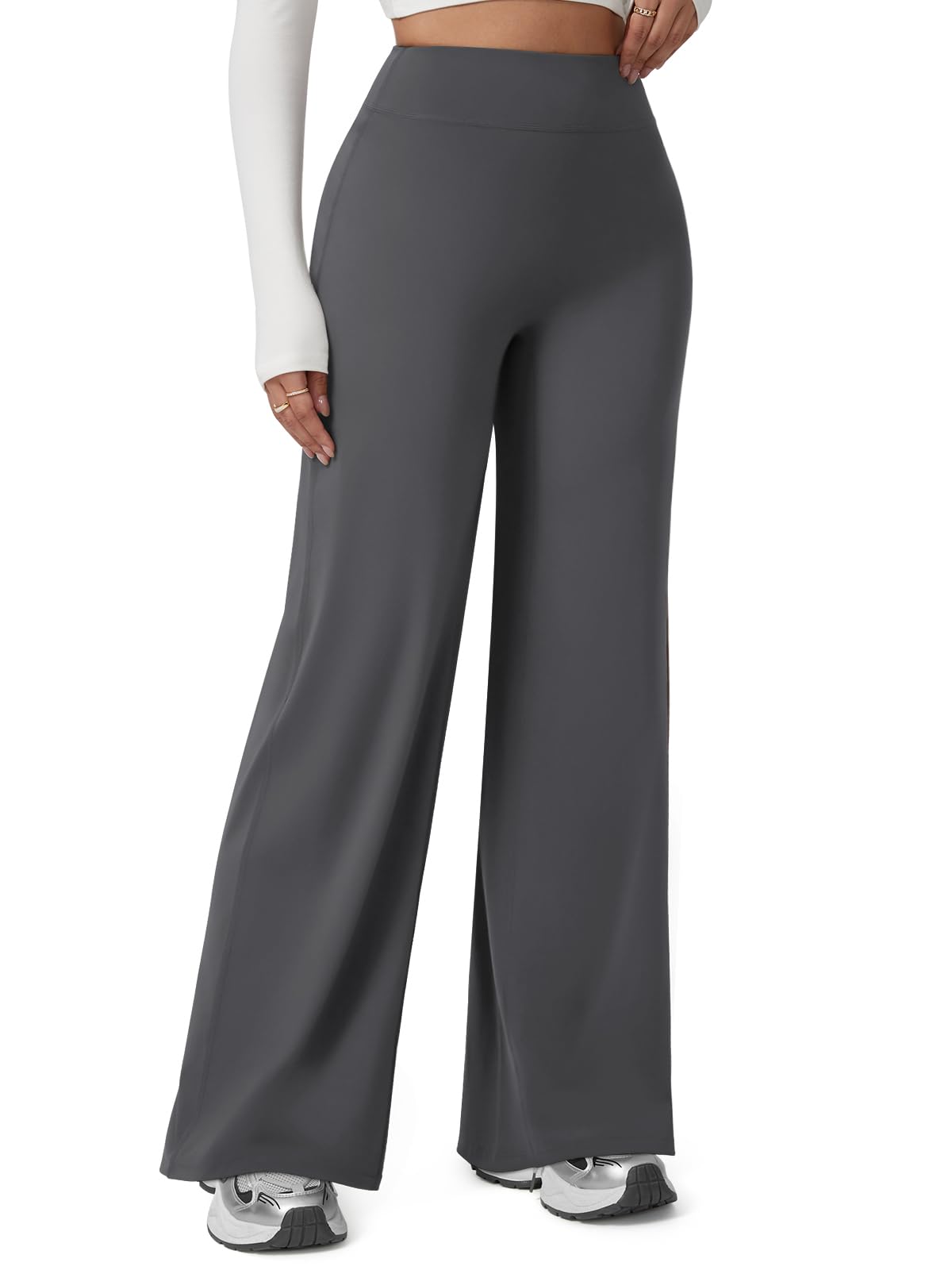 Sporthose Damen Lang Nahtlose Yogahose Damen Lang Stretch Gym Hose Hohe Taille Yoga Kleidung für Yoga Workout Fitness