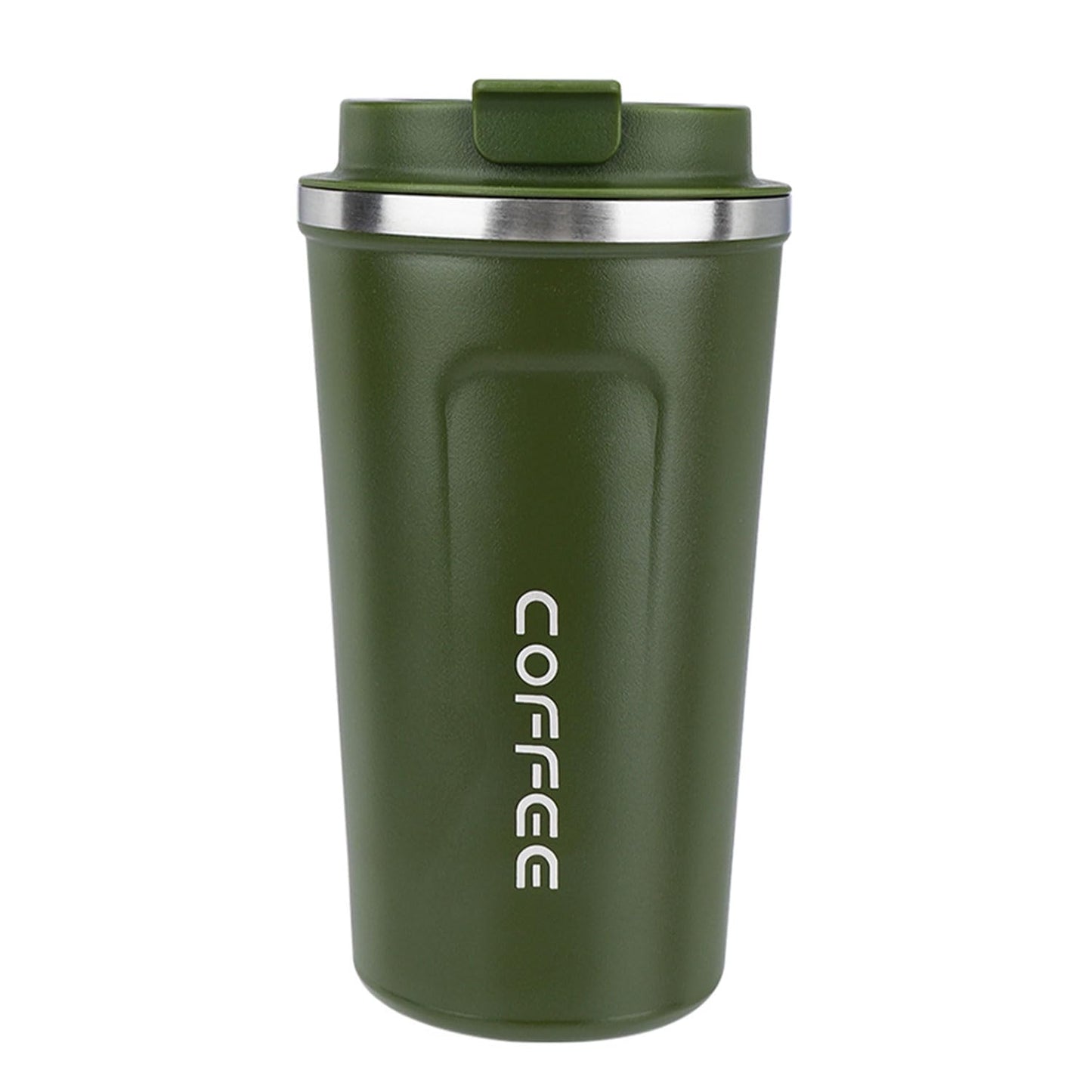 ERBO Kaffeebecher to go, Thermobecher Edelsthal, Auslaufsicher Kaffeetasse Kaffeebecher mit Deckel, Kaffeetasse Thermobecher für Unterwegs Umweltfreundlich, Weiß 380ml