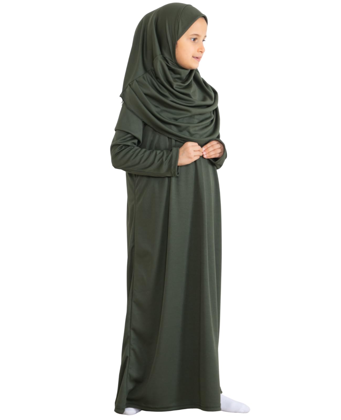 Prien Gebetskleidung Für Kinder, Mädchen Muslim Kleider, Lange Ärmel Abaya Mit Hijab, Islam Kleidung Frauen, Damen Muslimische Kleid Set, Gebetskleid Jilbab Khimar Ramadan