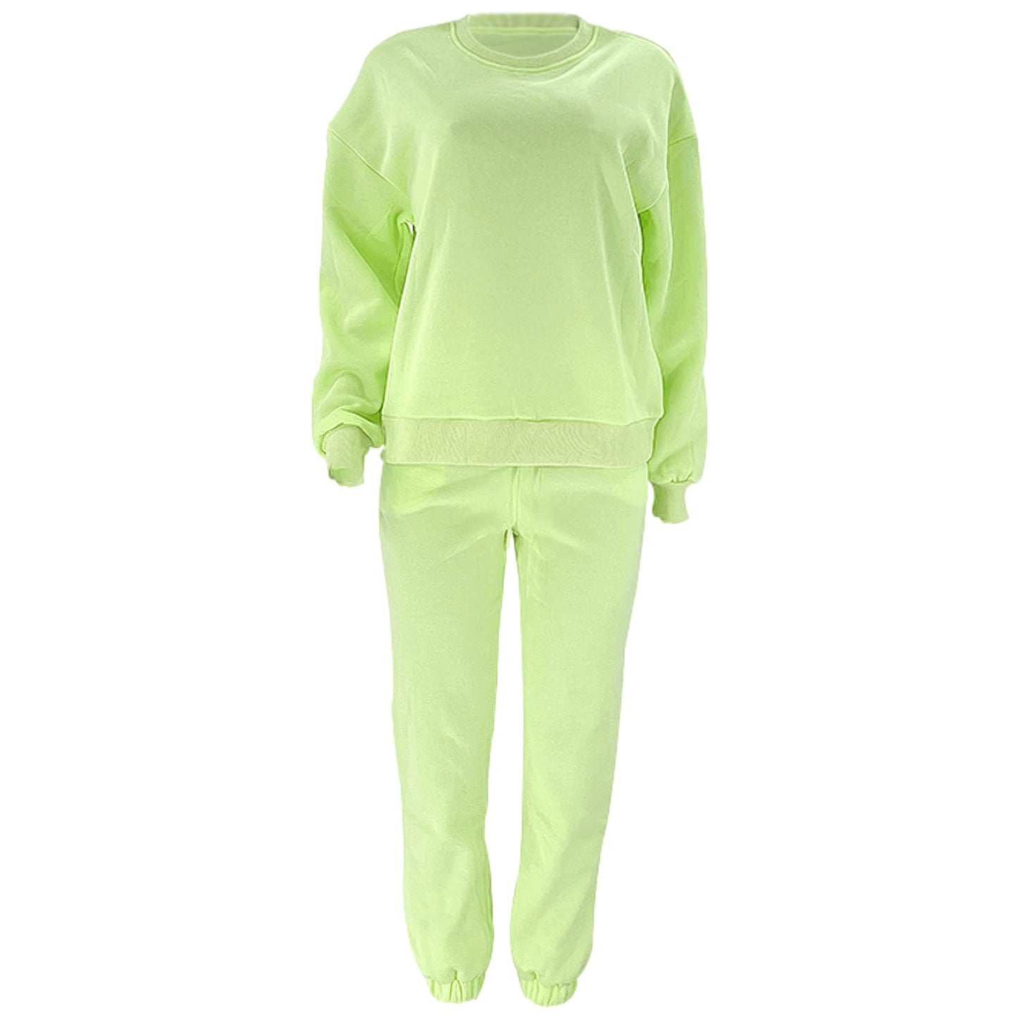 amropi Trainingsanzug Damen Pullover Sweatshirt und Jogginghose Warm Vlies Kleidungsset