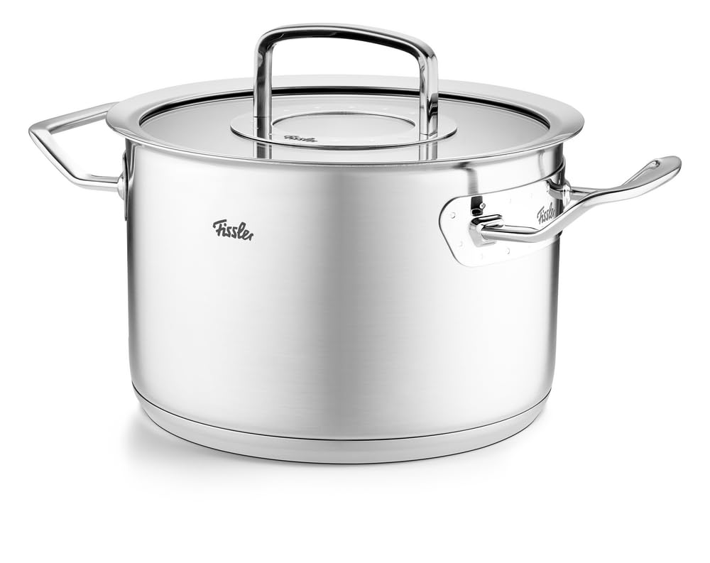 Fissler Original-Profi Collection/Edelstahl-Kochtopfset, 5-teilig, inkl. Glas-Deckel + Gratis Edelstahlpflege - Induktion, Silber