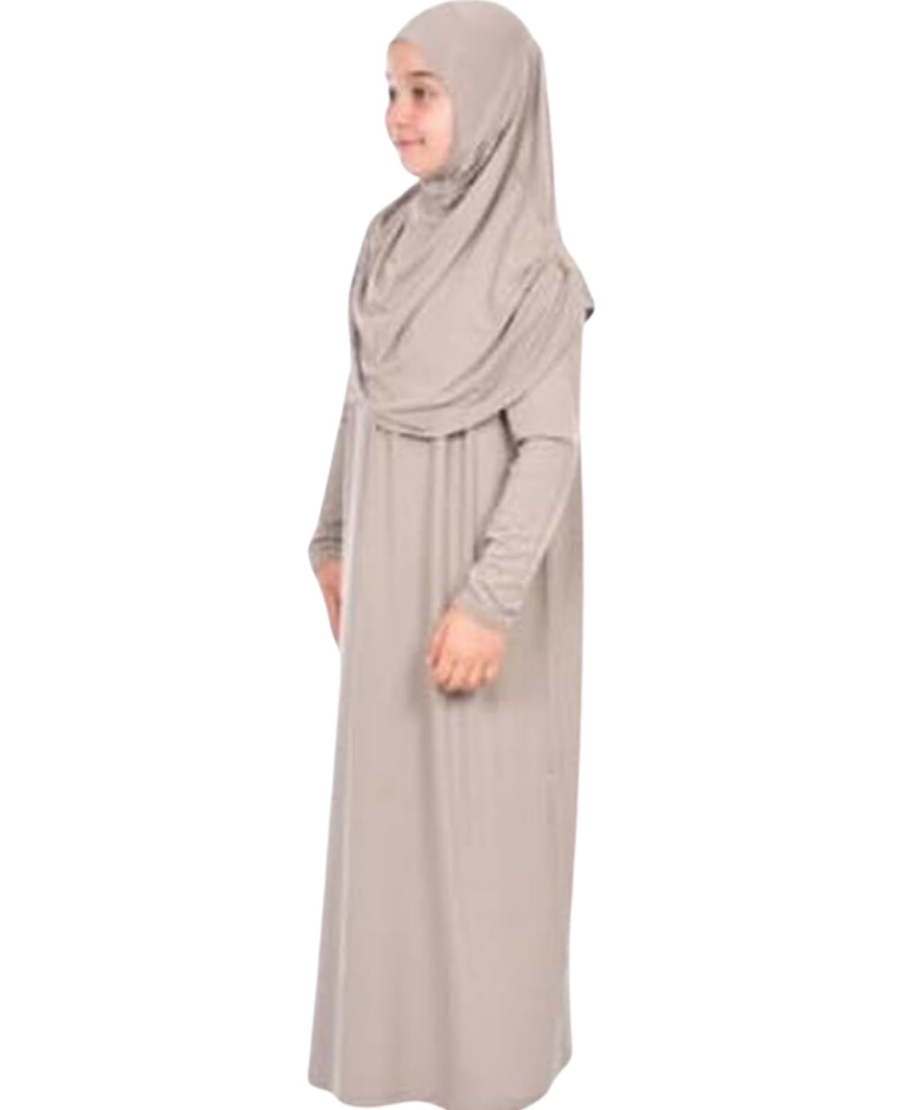 Prien Gebetskleidung Für Kinder, Mädchen Muslim Kleider, Lange Ärmel Abaya Mit Hijab, Islam Kleidung Frauen, Damen Muslimische Kleid Set, Gebetskleid Jilbab Khimar Ramadan