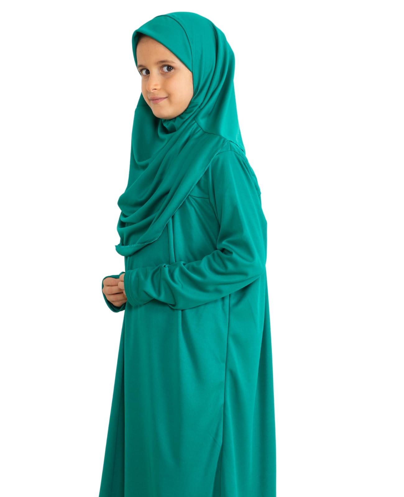 Prien Gebetskleidung Für Kinder, Mädchen Muslim Kleider, Lange Ärmel Abaya Mit Hijab, Islam Kleidung Frauen, Damen Muslimische Kleid Set, Gebetskleid Jilbab Khimar Ramadan
