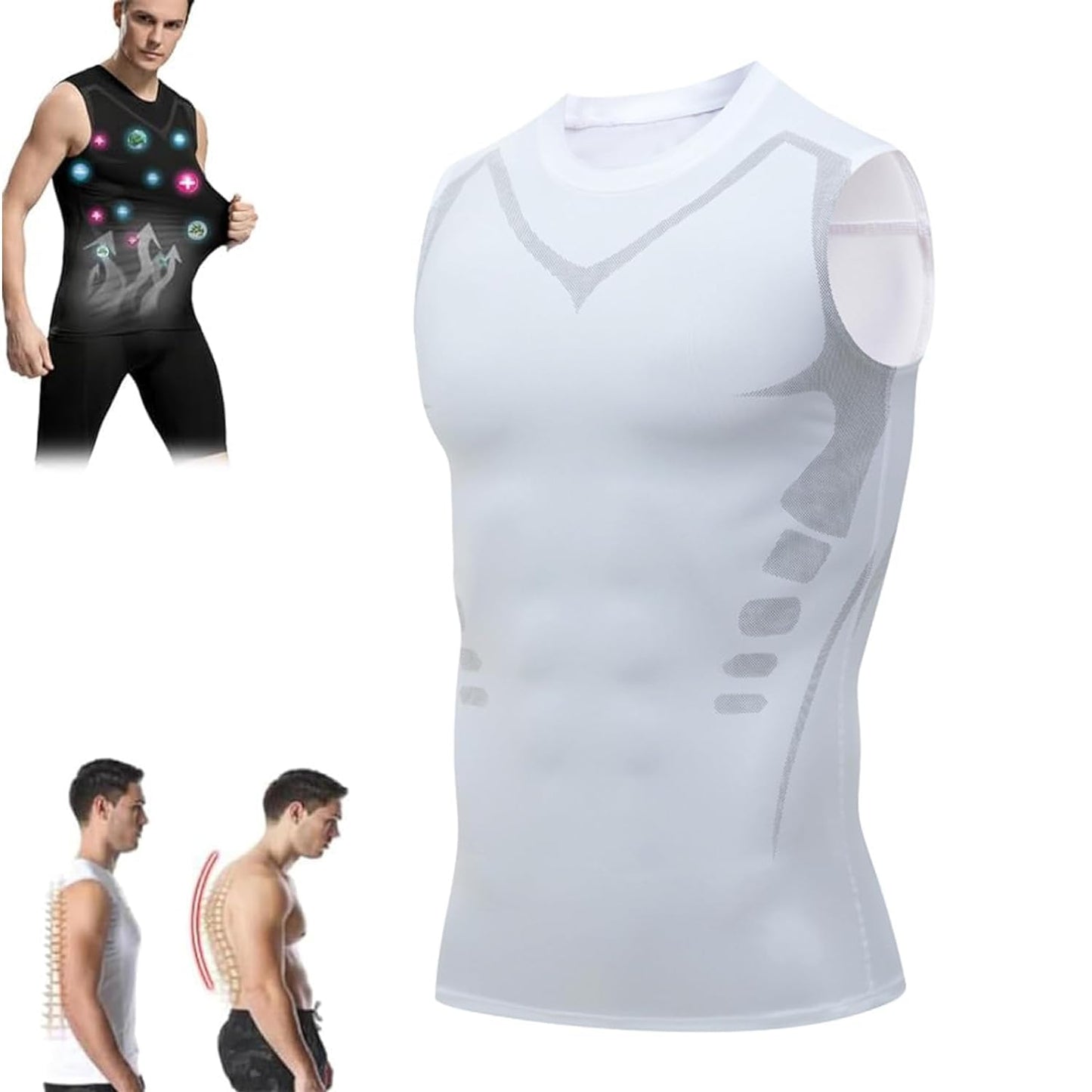 max muskel shirt,Aktivheld Body Shaper,aktivheld - Fit Weste, Vitalweste Duneva, Abnehmen Weste Herren,Duneva Abnehmweste,Vital Vest Abnehmweste,Vitalvest, Körperformendes Unterhemd Herren,abnehmweste
