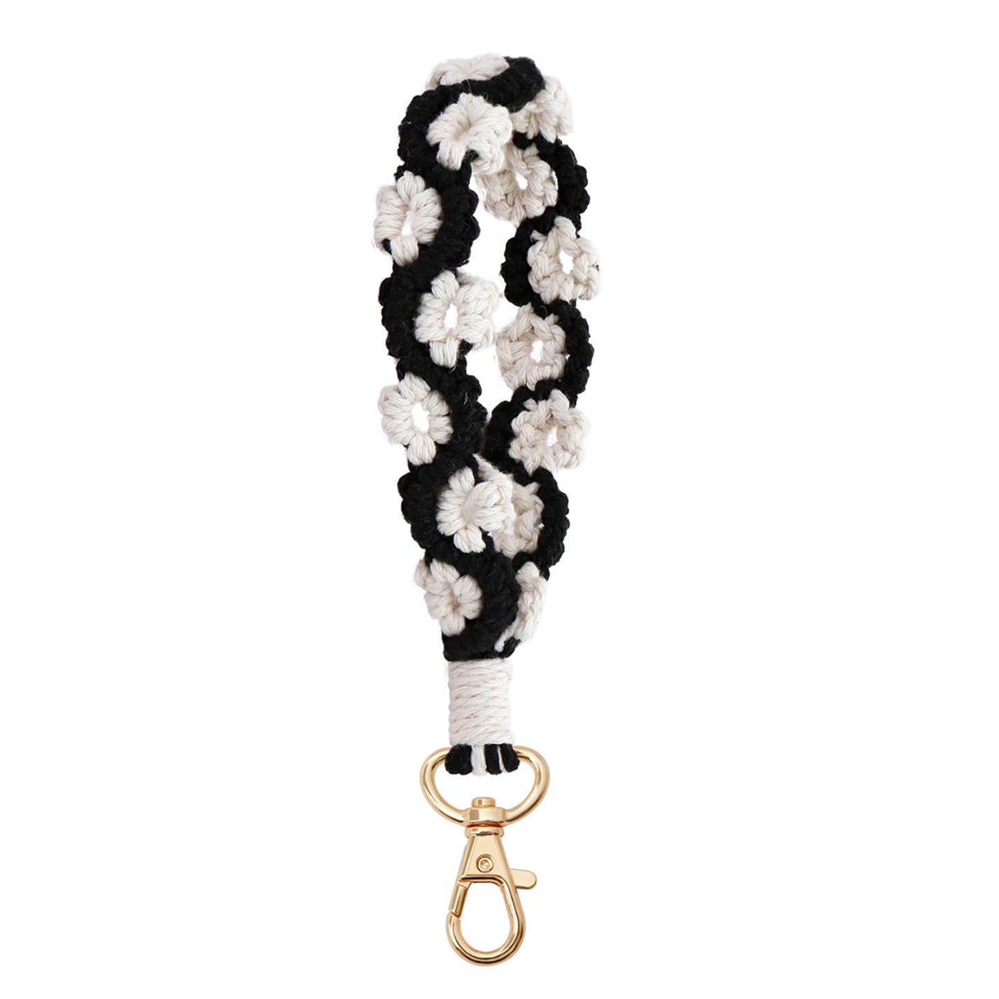 AOKSUNOVA Key Ring Band Macrame Lanyard Short Key Pendant Girls Gift for Women