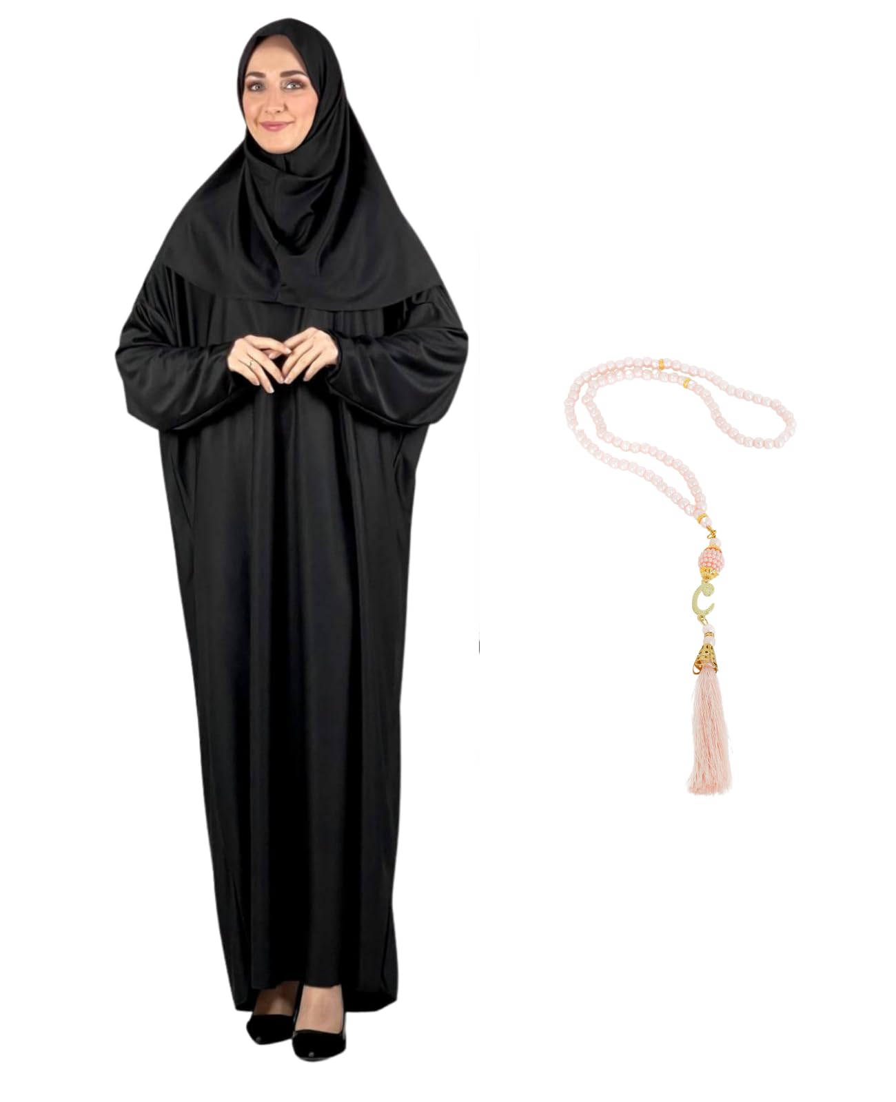 Modish Group Damen Gebetskleidung Mit Hijab Rosenkranz, Muslim Kleidung Für Frauen, Türkisch Muslimische Lang Kleider Set, Abaya Jilbab, Islamische Burka, Ramadan