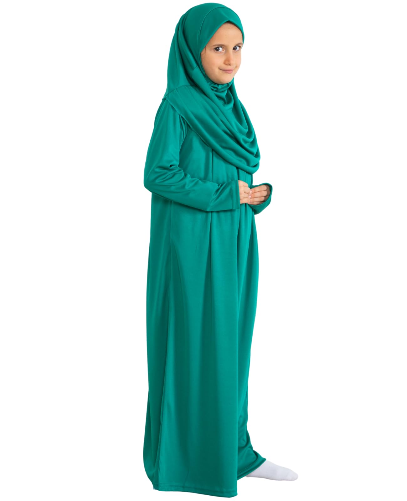 Prien Gebetskleidung Für Kinder, Mädchen Muslim Kleider, Lange Ärmel Abaya Mit Hijab, Islam Kleidung Frauen, Damen Muslimische Kleid Set, Gebetskleid Jilbab Khimar Ramadan