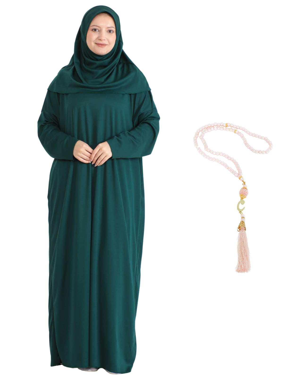 Modish Group Damen Gebetskleidung Mit Hijab Rosenkranz, Muslim Kleidung Für Frauen, Türkisch Muslimische Lang Kleider Set, Abaya Jilbab, Islamische Burka, Ramadan