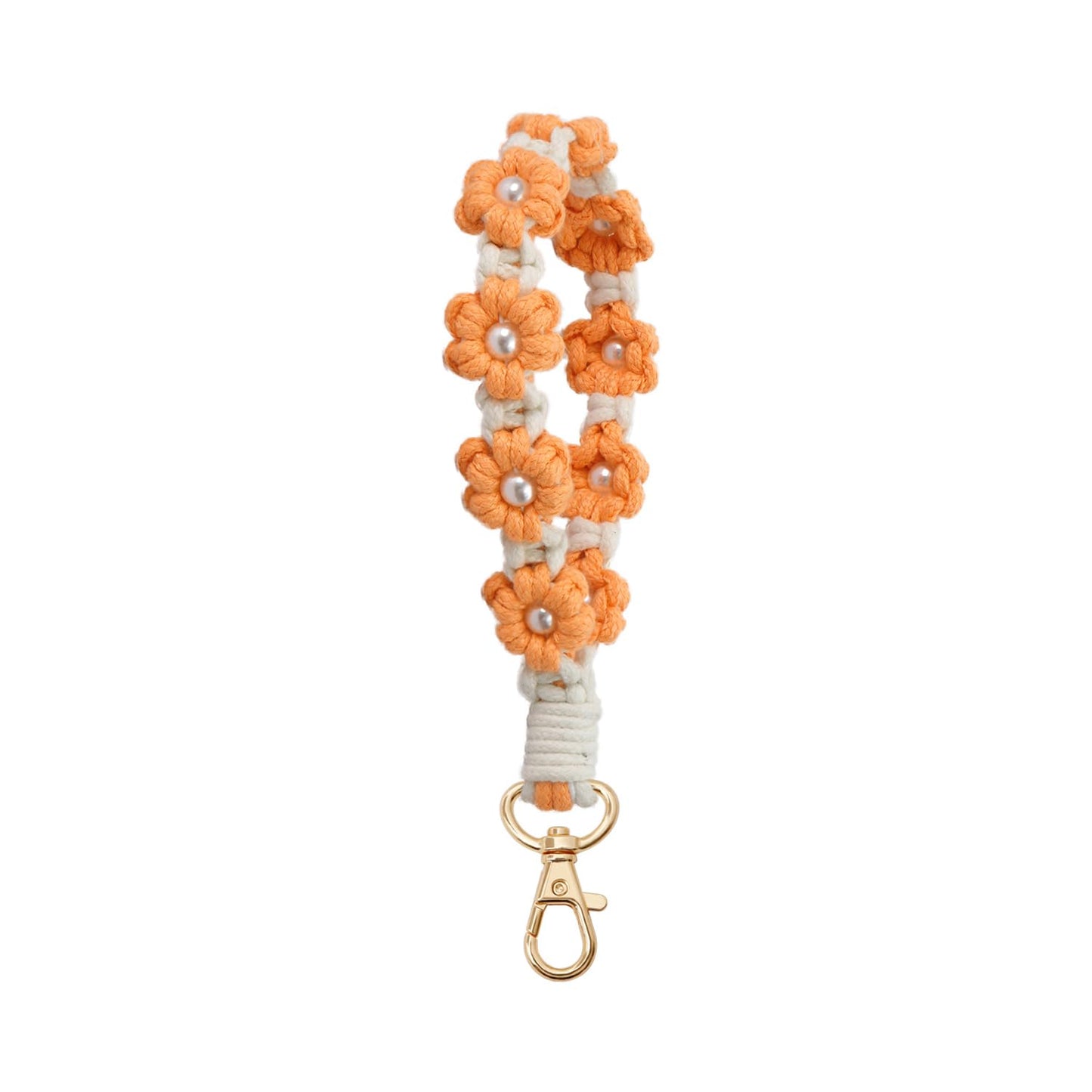 AOKSUNOVA Key Ring Band Macrame Lanyard Short Key Pendant Girls Gift for Women
