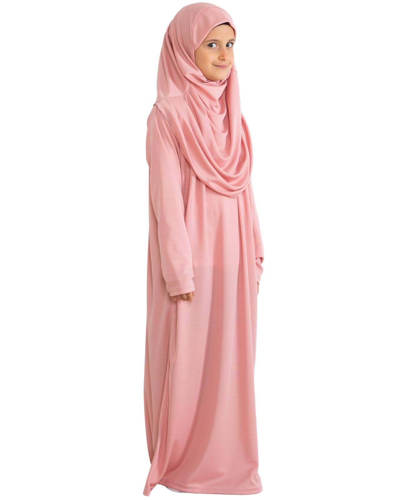 Prien Gebetskleidung Für Kinder, Mädchen Muslim Kleider, Lange Ärmel Abaya Mit Hijab, Islam Kleidung Frauen, Damen Muslimische Kleid Set, Gebetskleid Jilbab Khimar Ramadan