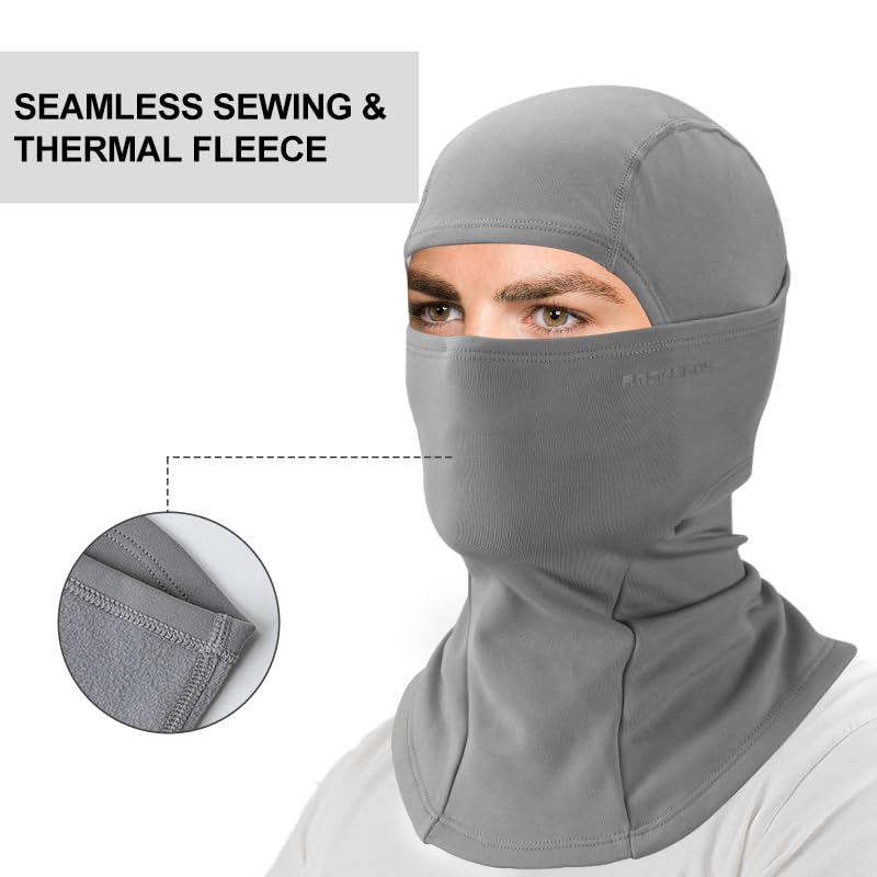 ROCKBROS Sturmhaube Balaclava Skimaske Winddicht Warm für Fahrrad Ski Motorrad Winter Unisex Einheitsgröße