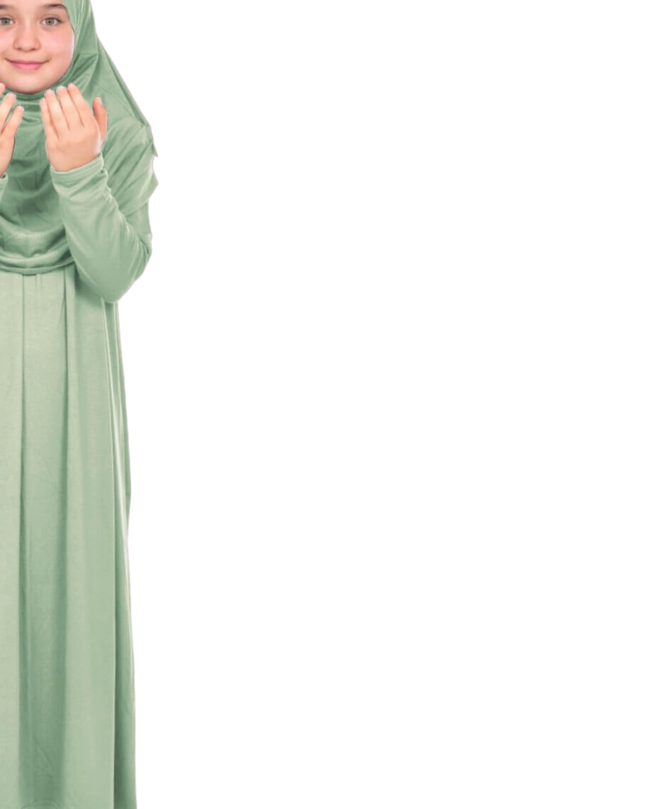 Prien Gebetskleidung Für Kinder, Mädchen Muslim Kleider, Lange Ärmel Abaya Mit Hijab, Islam Kleidung Frauen, Damen Muslimische Kleid Set, Gebetskleid Jilbab Khimar Ramadan