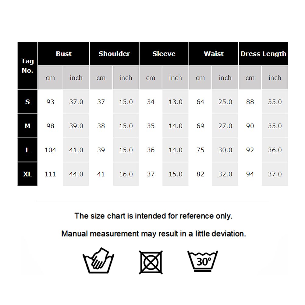 Odizli Sommerkleid Damen Kurz Elegant Blumen Chiffon V-Ausschnitt Wickelkleid