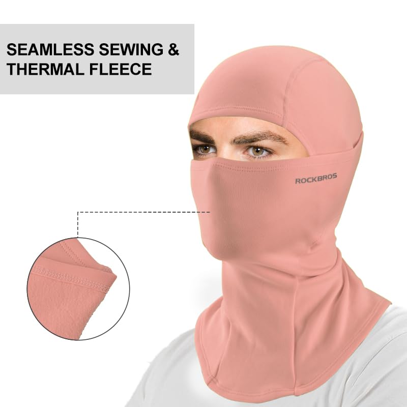 ROCKBROS Sturmhaube Balaclava Skimaske Winddicht Warm für Fahrrad Ski Motorrad Winter Unisex Einheitsgröße
