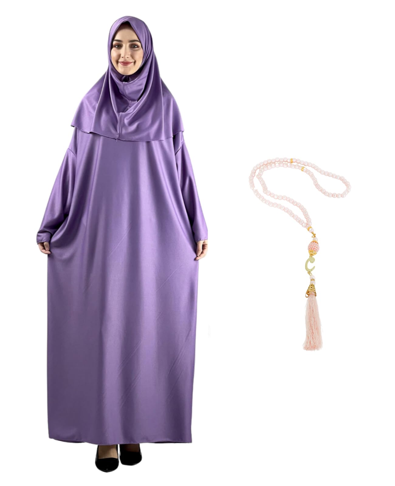 Modish Group Damen Gebetskleidung Mit Hijab Rosenkranz, Muslim Kleidung Für Frauen, Türkisch Muslimische Lang Kleider Set, Abaya Jilbab, Islamische Burka, Ramadan