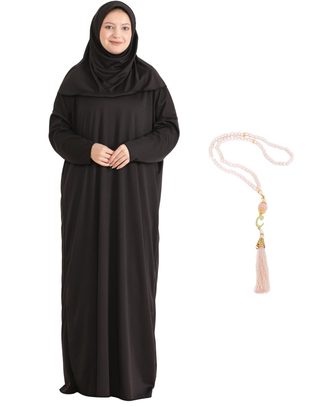 Modish Group Damen Gebetskleidung Mit Hijab Rosenkranz, Muslim Kleidung Für Frauen, Türkisch Muslimische Lang Kleider Set, Abaya Jilbab, Islamische Burka, Ramadan