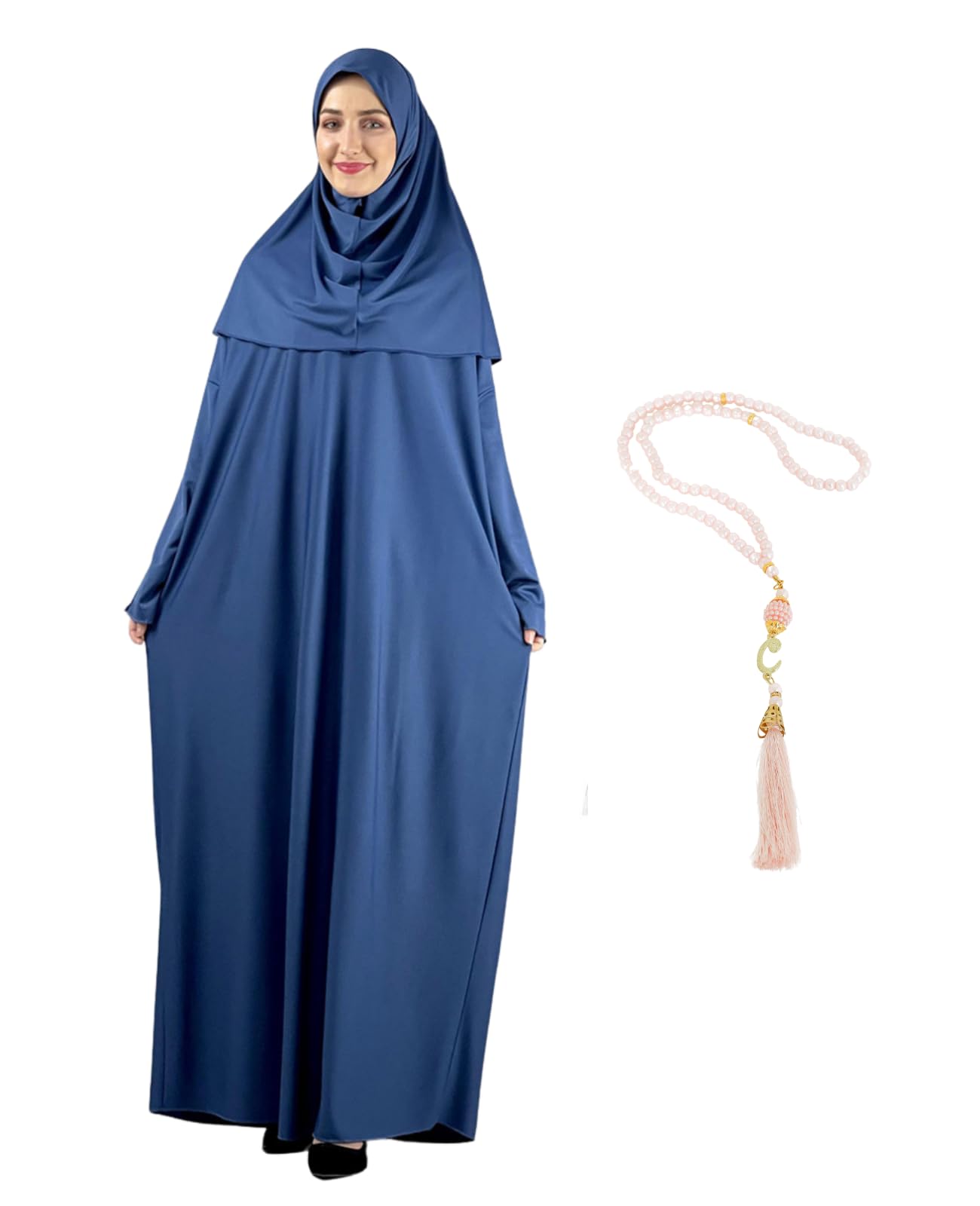 Modish Group Damen Gebetskleidung Mit Hijab Rosenkranz, Muslim Kleidung Für Frauen, Türkisch Muslimische Lang Kleider Set, Abaya Jilbab, Islamische Burka, Ramadan