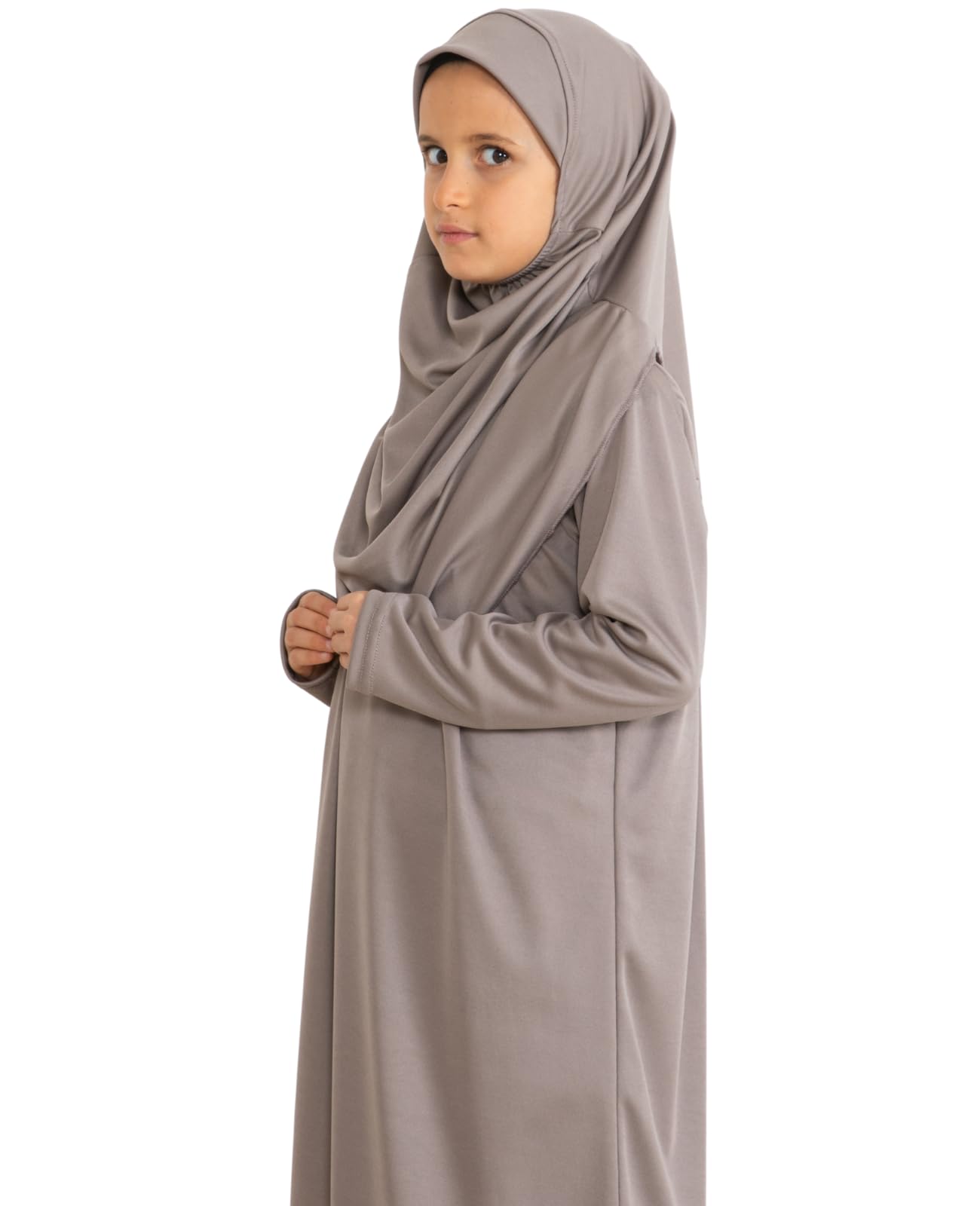 Prien Gebetskleidung Für Kinder, Mädchen Muslim Kleider, Lange Ärmel Abaya Mit Hijab, Islam Kleidung Frauen, Damen Muslimische Kleid Set, Gebetskleid Jilbab Khimar Ramadan
