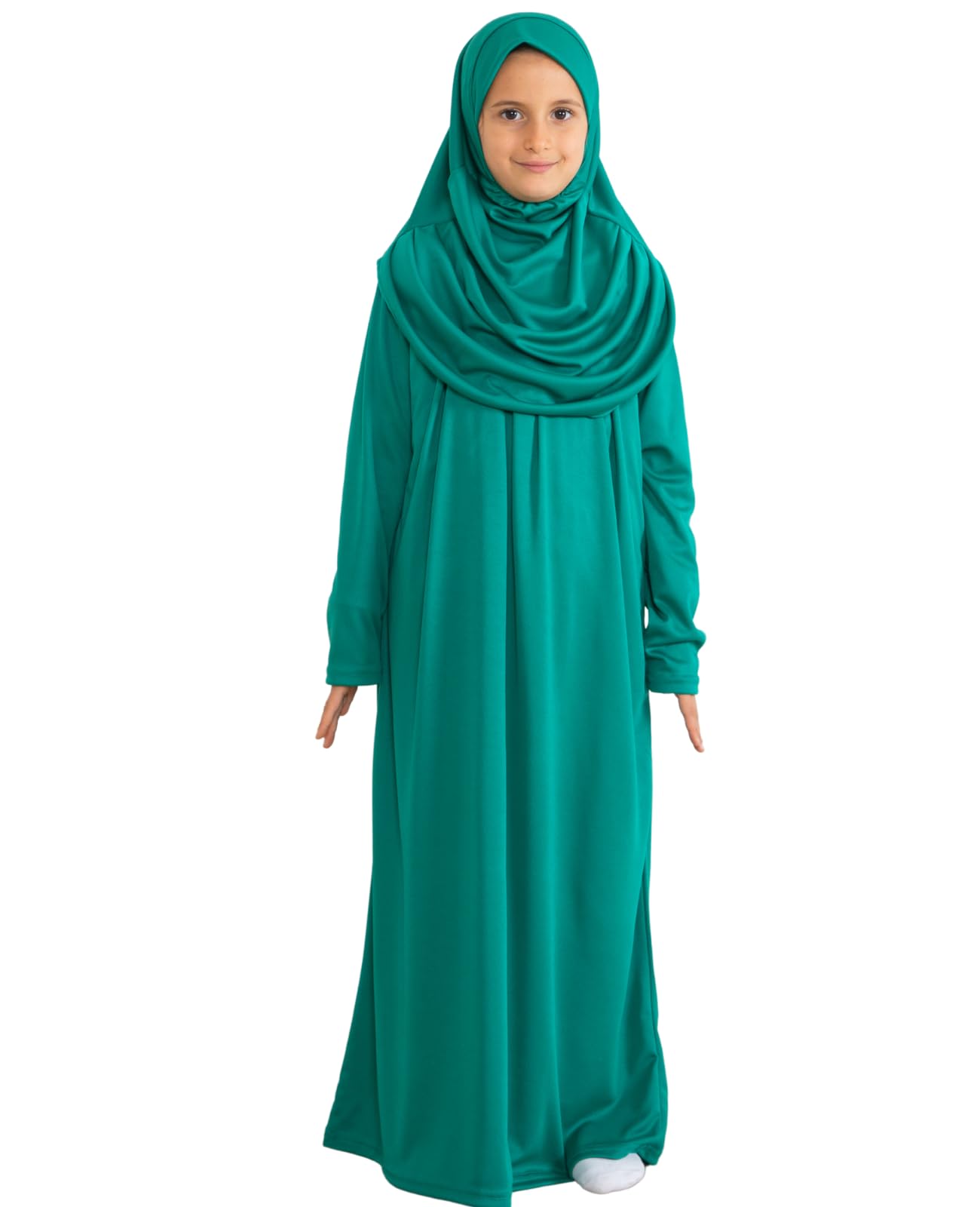 Prien Gebetskleidung Für Kinder, Mädchen Muslim Kleider, Lange Ärmel Abaya Mit Hijab, Islam Kleidung Frauen, Damen Muslimische Kleid Set, Gebetskleid Jilbab Khimar Ramadan