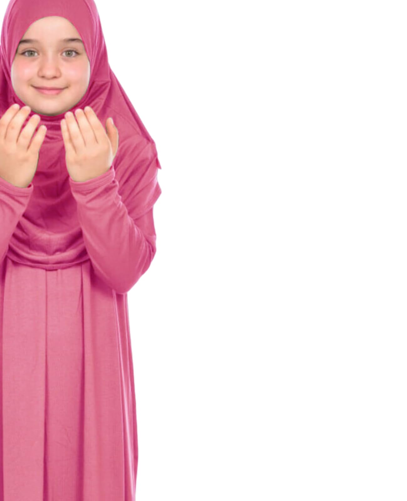 Prien Gebetskleidung Für Kinder, Mädchen Muslim Kleider, Lange Ärmel Abaya Mit Hijab, Islam Kleidung Frauen, Damen Muslimische Kleid Set, Gebetskleid Jilbab Khimar Ramadan