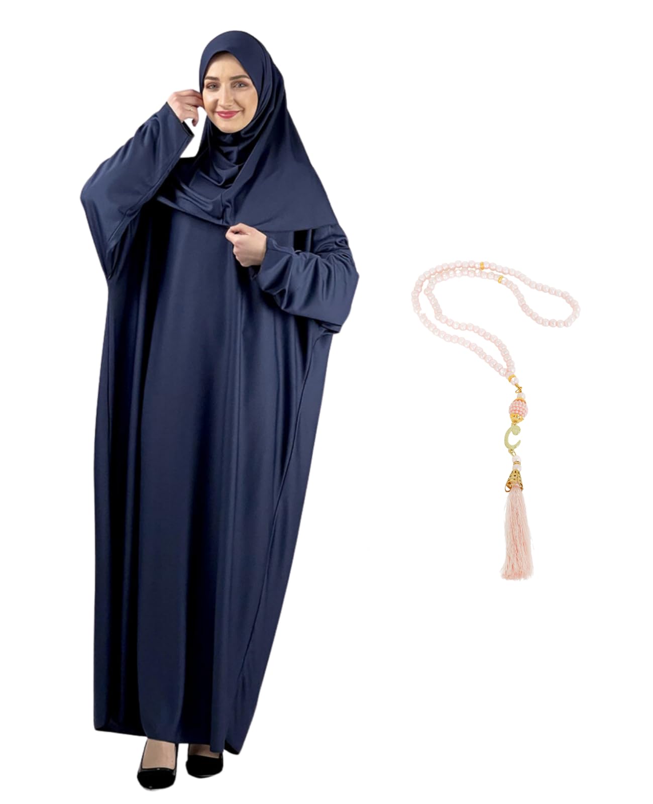 Modish Group Damen Gebetskleidung Mit Hijab Rosenkranz, Muslim Kleidung Für Frauen, Türkisch Muslimische Lang Kleider Set, Abaya Jilbab, Islamische Burka, Ramadan