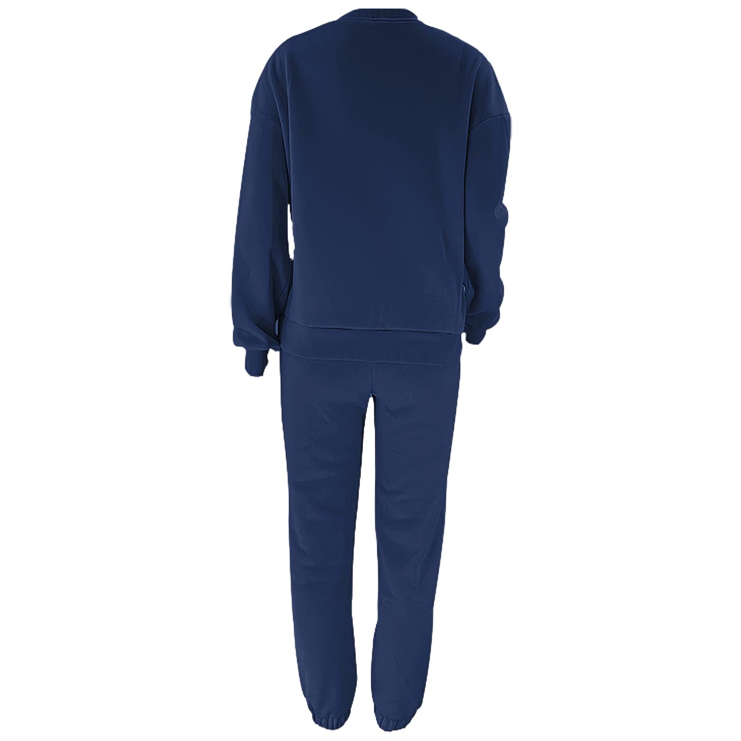 amropi Trainingsanzug Damen Pullover Sweatshirt und Jogginghose Warm Vlies Kleidungsset
