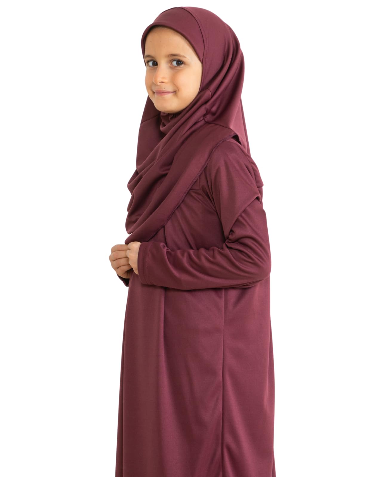 Prien Gebetskleidung Für Kinder, Mädchen Muslim Kleider, Lange Ärmel Abaya Mit Hijab, Islam Kleidung Frauen, Damen Muslimische Kleid Set, Gebetskleid Jilbab Khimar Ramadan