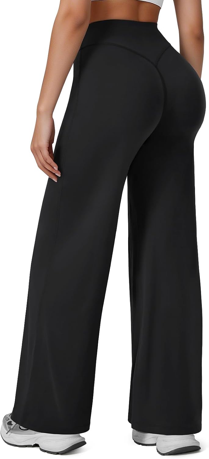 Sporthose Damen Lang Nahtlose Yogahose Damen Lang Stretch Gym Hose Hohe Taille Yoga Kleidung für Yoga Workout Fitness