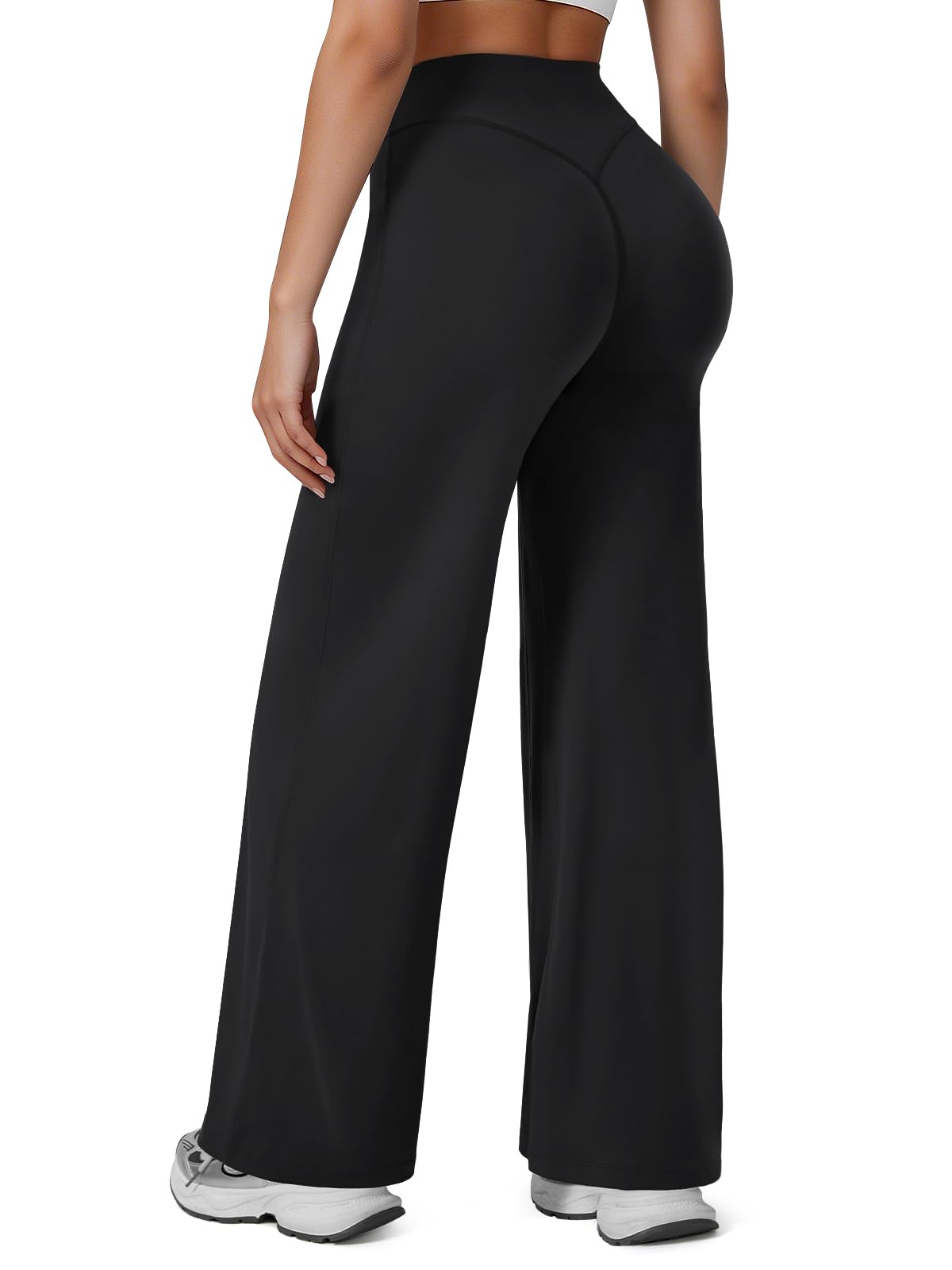 Sporthose Damen Lang Nahtlose Yogahose Damen Lang Stretch Gym Hose Hohe Taille Yoga Kleidung für Yoga Workout Fitness
